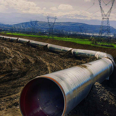 Tubos de agua de baja presión de acero Dn200 para riego agrícola