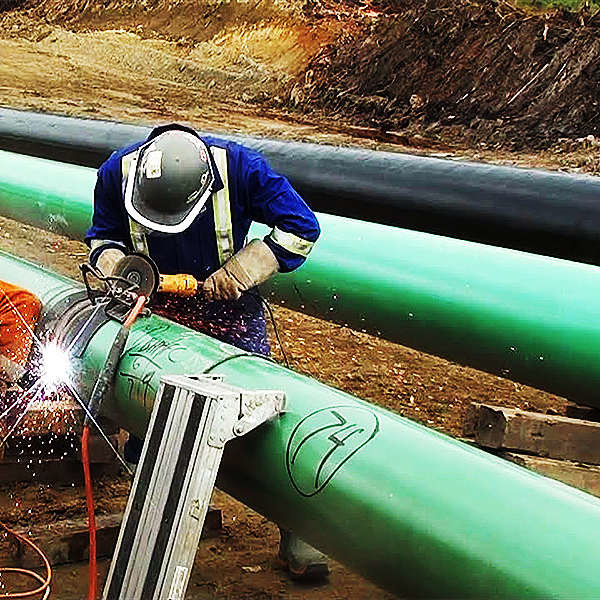 ASTM A252 Tubo de acero de sección hueca para oleoductos petroquímicos 0