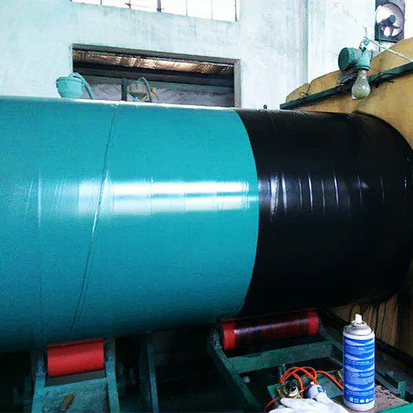 3lpe revestimiento externo Ssaw tubo de acero Api 5l Din30670 estándar 0