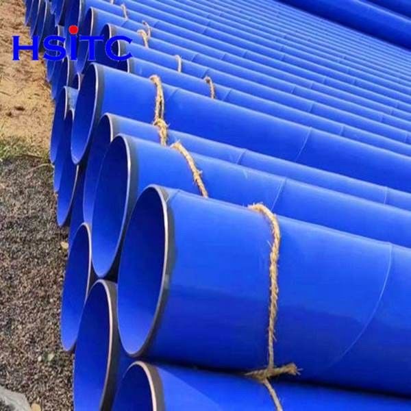 Ingeniería de minas de carbón Fbe recubrimiento Ssaw tubo de acero para el suministro de agua de recubrimiento externo 0